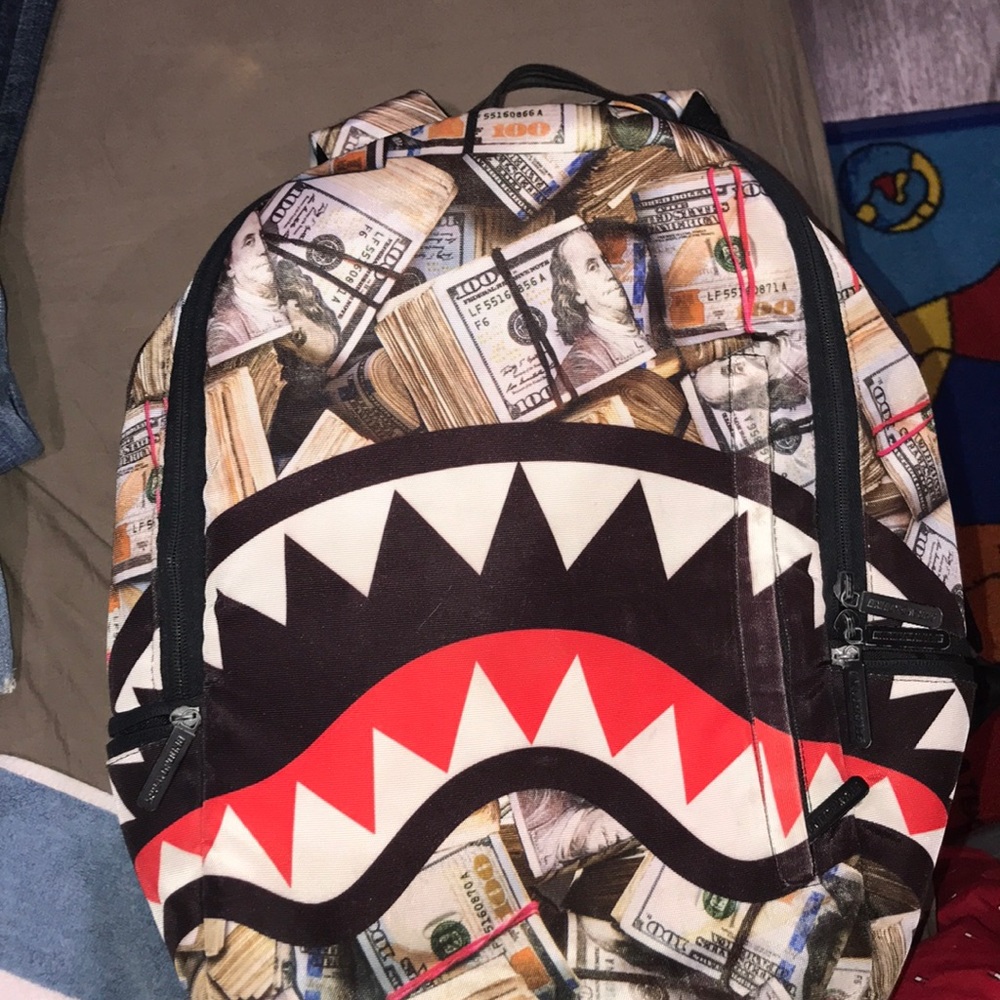 Sprayground money shark backpack - obj backpack